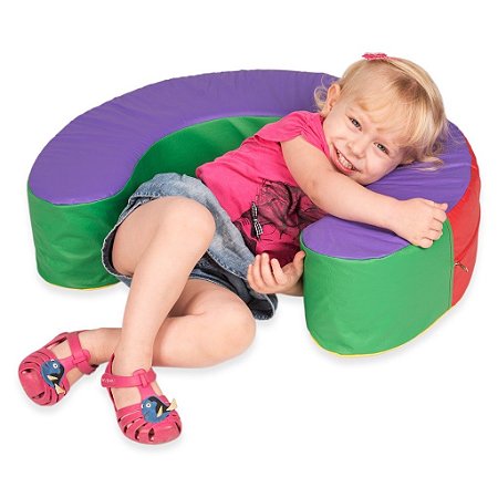 Meio Pneu Sensorial posicionamento bebê