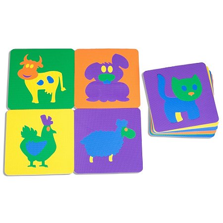 Quebra Cabeça em Eva - Animais Domésticos