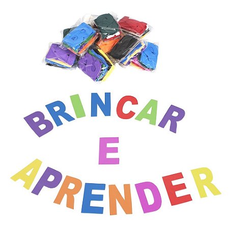 Kit 260 Letras em EVA Painel Decoração 10 cm Altura