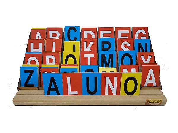 Jogo Educativo Alfabeto Degrau 84 Letras