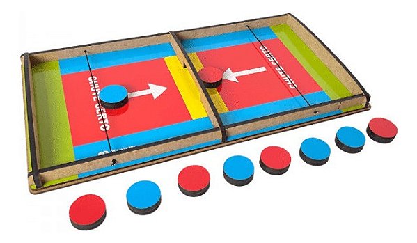 Jogo Educativo Tabuleiro Psicomotor Chute Certo Madeira