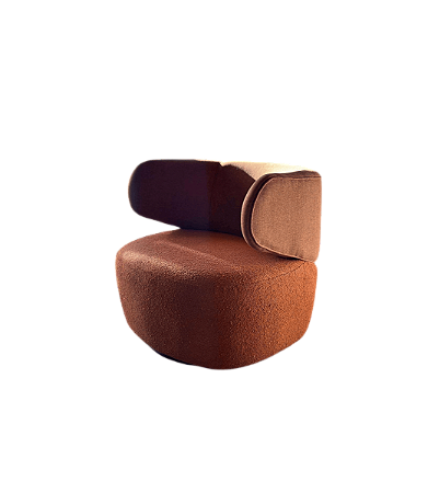 Poltrona Butterfly Giratória Tecido Personalizável 76x71x70