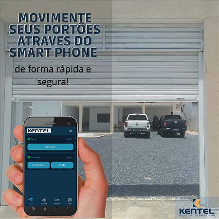 Central automatizadora WIFI Portas de Aco