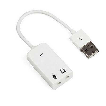Placa USB para P2 (Fone e Microfone)
