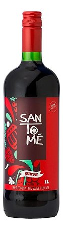 Vinho Nacional Tinto Suave San Tomé 1 Litro