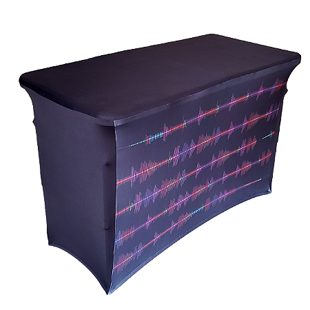 Capa para mesa dobrável Elastano Waveform 183x76x74cm