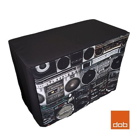 Capa para mesa dobrável Envelope Boombox P - 122x61x84cm