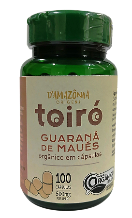 Guaraná Orgânico de Maués em cápsula