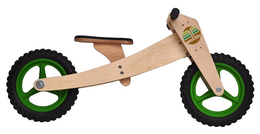 Woodbike (Balance Bike de madeira 2 em 1)