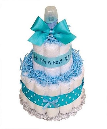 Bolo de fralda Its a boy