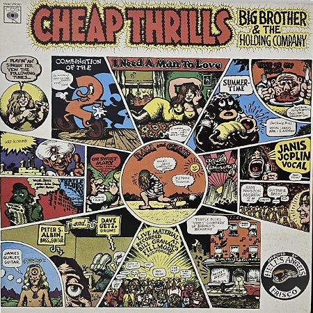 LP Big Brother & The Holding Company ‎– Cheap Thrills