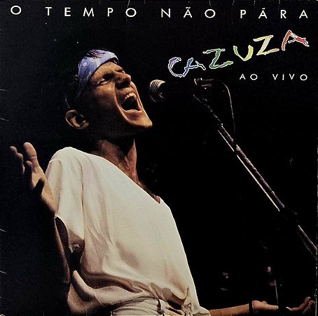 LP Cazuza ‎– O Tempo Não Pára - Cazuza Ao Vivo