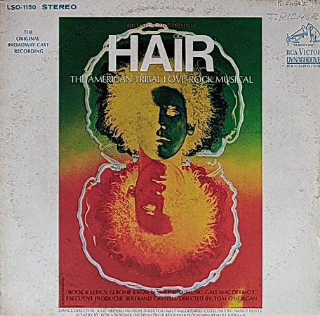 LP – Hair - The American Tribal Love-Rock Musical (The Original Broadway Cast Recording)