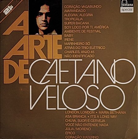 LP Caetano Veloso ‎– A Arte De Caetano Veloso