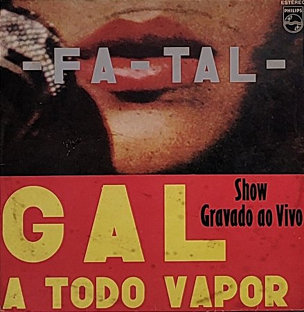 LP Gal Costa ‎– Fa-Tal (Gal A Todo Vapor) (Show Gravado Ao Vivo)