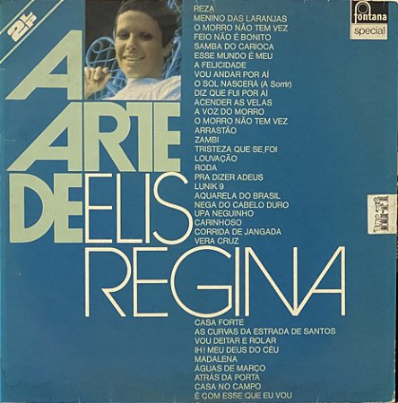 LP Elis Regina ‎– A Arte De Elis Regina - Duplo