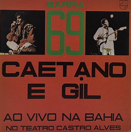 LP Caetano E Gil ‎– Barra 69 - Caetano E Gil Ao Vivo Na Bahia