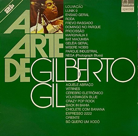 LP Gilberto Gil ‎– A Arte De Gilberto Gil