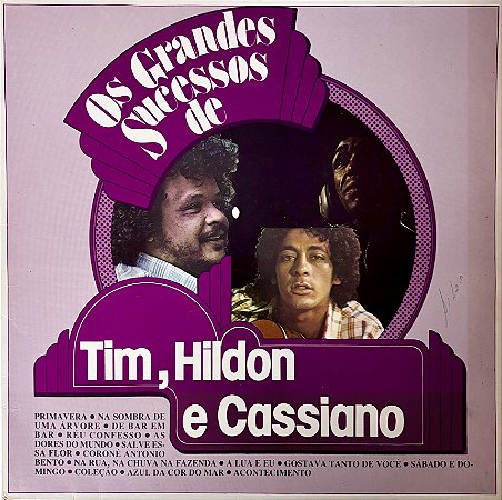 LP Tim Maia, Hyldon E Cassiano – Os Grandes Sucessos De Tim, Hildon E Cassiano