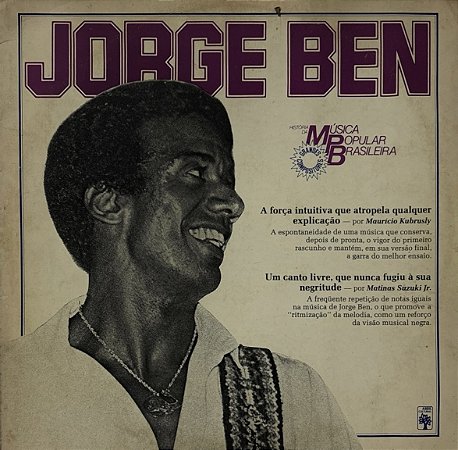 LP Various – História Da Música Popular Brasileira - Jorge Ben