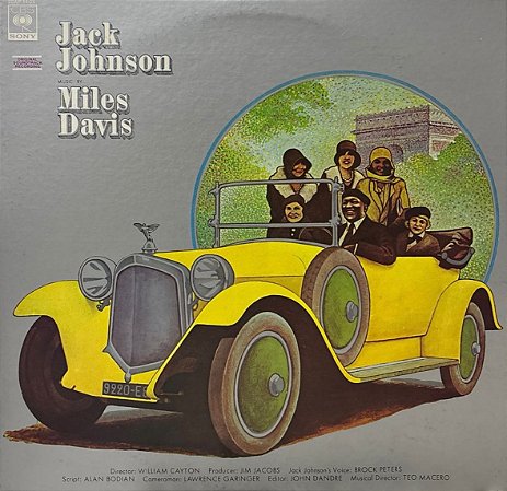 LP Miles Davis – Jack Johnson (Original Soundtrack Recording) | EDIÇÃO JAPONESA