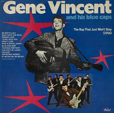 LP Gene Vincent And His Blue Caps – The Bop That Just Won't Stop (1956)