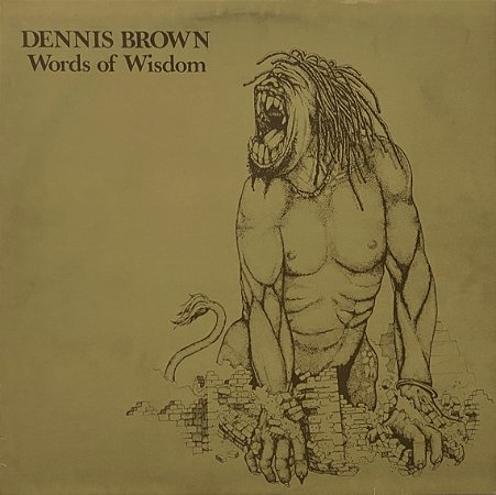 LP Dennis Brown – Words Of Wisdom - Raro