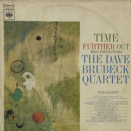 LP The Dave Brubeck Quartet – Time Further Out - 1971