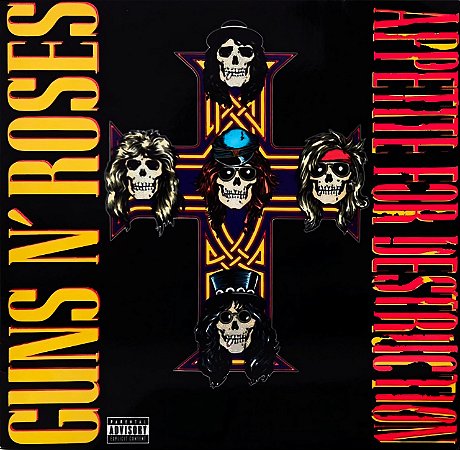 LP Guns N' Roses – Appetite For Destruction