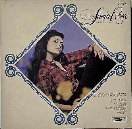 LP Sonia Rosa – Sensitive Sound Of Sonia Rosa - 1970 - Japão