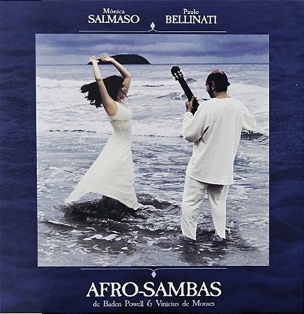 LP Mônica Salmaso, Paulo Bellinati – Afro-Sambas - Azul - C/compacto