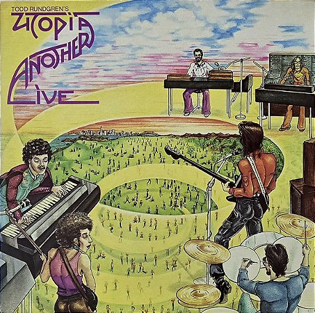 LP Todd Rundgren's Utopia ‎– Another Live - Importado Americano