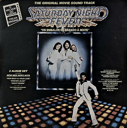 LP Saturday Night Fever (The Original Movie Sound Track) = Os Embalos De Sábado À Noite (Trilha Sonora Original Do Filme Da Paramount Pictures)
