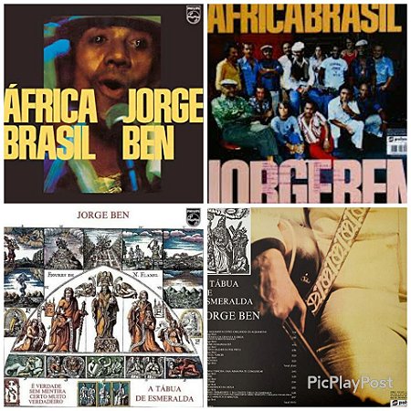 Combo - Jorge Ben ‎– África Brasil + A Tábua De Esmeralda