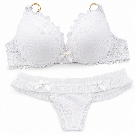 Conjunto Alças Douradas