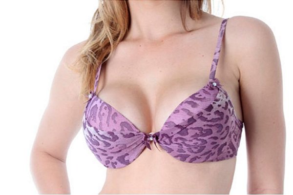 Conjunto em tule suíço Animale Lilas Aimê Lingerie