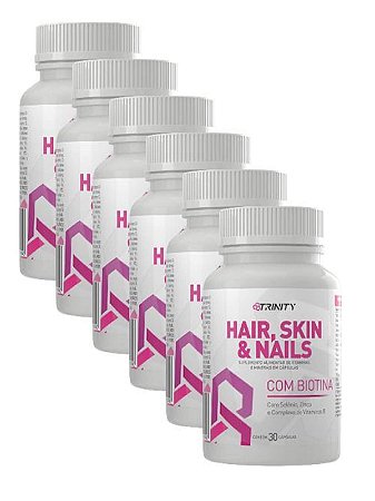 Hair Skin & Nails - Kit 6 meses - 180 cápsulas