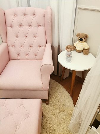 Poltrona Amamentação Corano Rosa