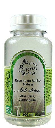 Espuma de Banho Natural Antistress - Lemongrass 200ml