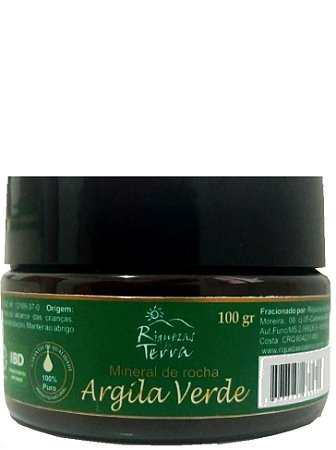 Argila Verde 100g - Riquezas da Terra