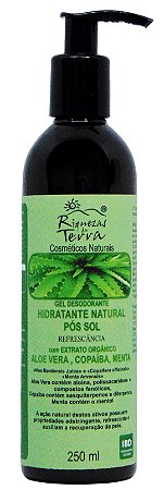 Gel Hidratante Natural Pós Sol -  Refrescância - Aloe Vera / Copaíba / Menta