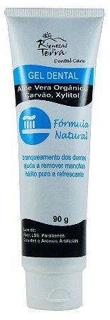 Gel Dental Aloe Vera Orgânico, Carvão e Xylitol - 90g - OUTLET