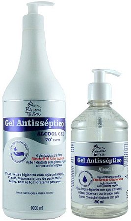 Álcool Gel Antisséptico com Glicerina Vegetal e Óleos Essenciais