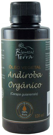 Óleo Vegetal de Andiroba Orgânico 100% Puro - 120ml