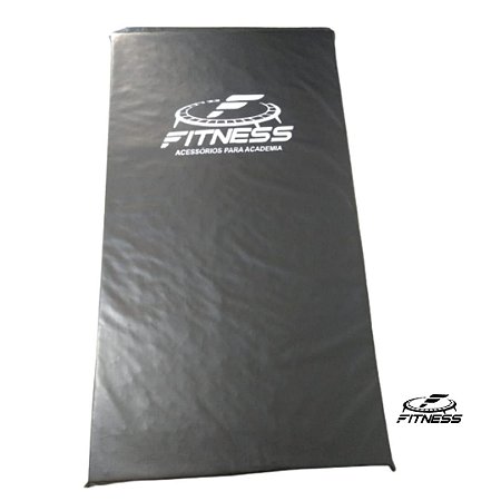 Colchonete 90x50x4 cm - AG D80 Corino Superior Seda Preto