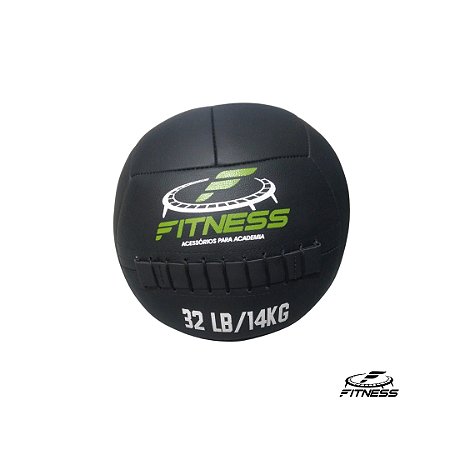 Wall Ball Couro 32Lb/14Kg Profissional