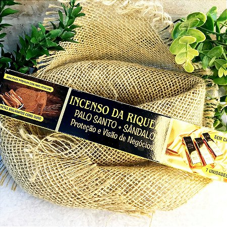 Incenso da Riqueza - Palo Santo + Sandalo