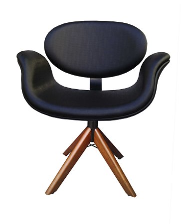 Cadeira Tulipa giratória com base de Madeira - Pés palito - Pés de madeira- ( Lançamento Lv Estofados). Poltrona Personalizada.