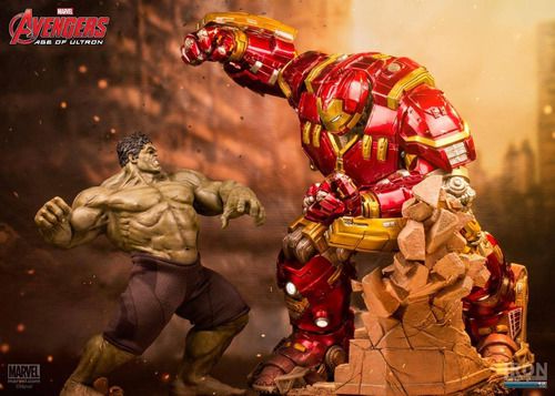 Iron Studios Age Of Ultron Hulk Vs Hulkbuster 1/6 Diorama