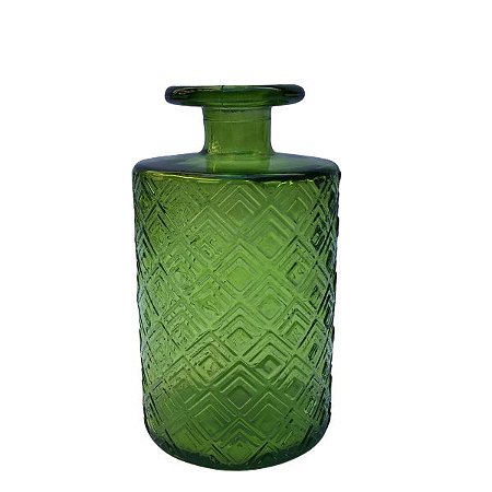 Vaso Decorativo de Vidro Verde
